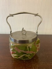 Bonbonnière en verre émaillé  