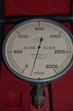  Ancien Manomètre Instrument de Mesure Blondelle S A Paris + Boite