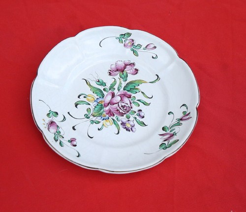 Assiette ancienne décorative - assiette,