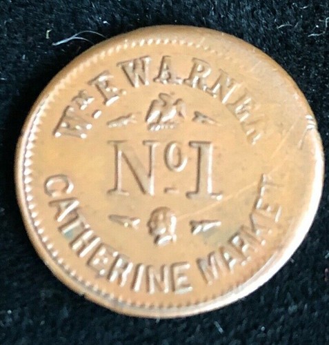 Civil war store card token - ,