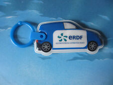 PORTE CLE PUBLICITAIRE VOITURE ERDF PLASTIQUE KEYCHAIN