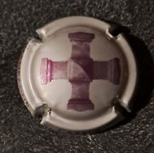 Capsule de champagne Cazals fond argent plaque muselet new