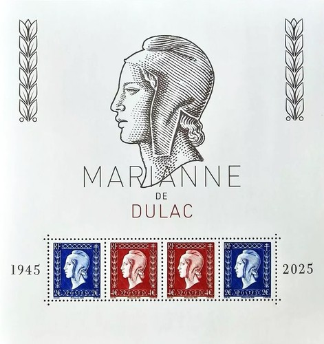 Bloc feuillet marianne de - -, "marianne