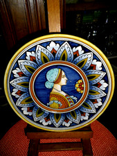 Assiette decorative majolique - assiette,