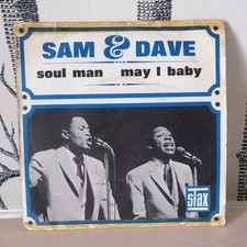 45 Tours Sam & Dave Soul Man France Stax 1967 Vinyl