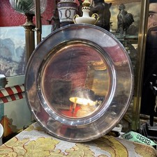 ancien plat  plateau en metal