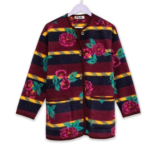 Pull fila vintage bordeaux - pull,