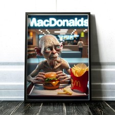 Affiche / Poster GOLLUM au MacDo
