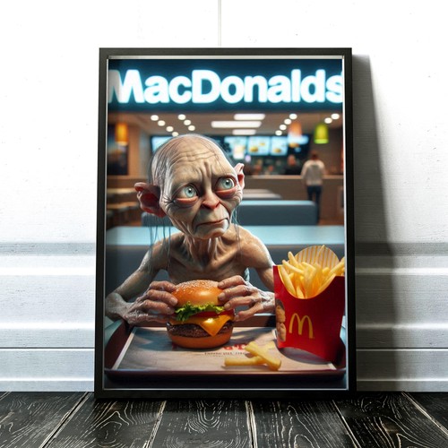 Affiche poster gollum - /,