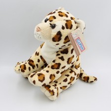 Peluche chat tigre leopard