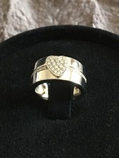 BAGUE MAUBOUSSIN OR BLANC ET