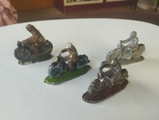 Lot Motards - Militaires Quiralu Et Plâtre Personnages Fixes.