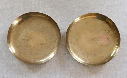 Anciens plateaux laiton - anciens,