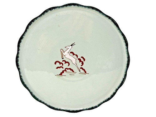 Plat faïence longwy - en, de