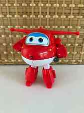 24⚜️ Jouet Figurines Transformable Super Wings L'avion Jett Rouge