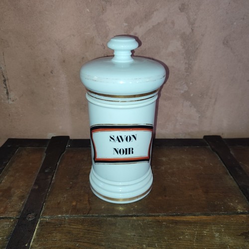 Ancien pot pharmacie savon - ancien,