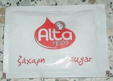 Grèce Sachet Sucre Sugar Alta Gusto