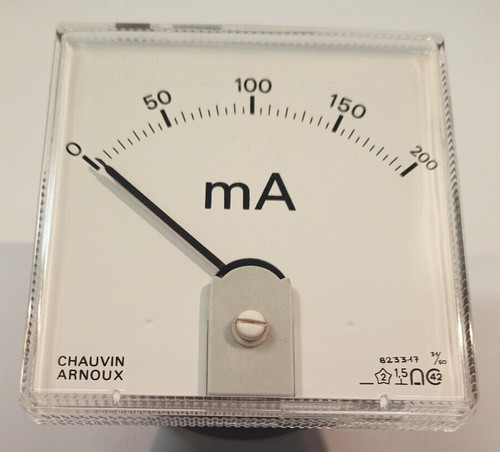 Ampèremètre chauvin arnoux - chauvin,