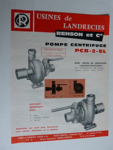 Prospectus catalogue agricole - ,