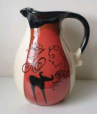 pichet carafe thomas buxo ceramique faience artiste espagne ceramica keramik 