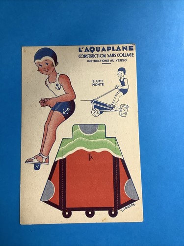 Découpage publicitaire ancien - découpage,