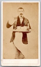 CDV 1865 Garçon de café