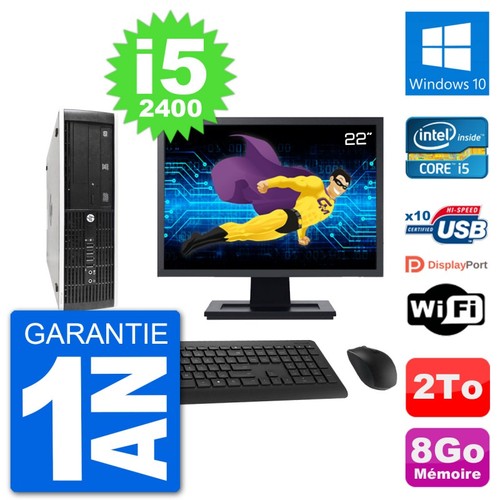 8300 sff ecran intel - pc, hp