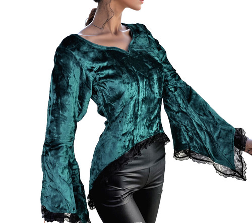 Tunique velours gothique - tunique, pixie