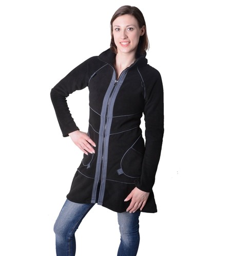 Manteau polaire patchwork goa - manteau,