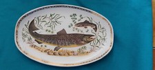 plat à poisson ovale ancien