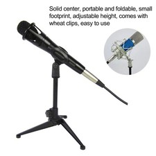 Support de tr??pied mat??riau ABS robuste pour support de microphone de bureau s