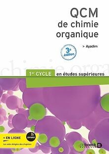 Qcm chimie organique - organique, de