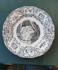 Assiette parlante - Porcelaine