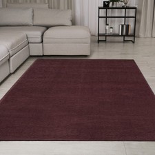 Tapis bordeaux foncé doux - tapis,