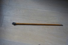 canne ancienne pommeau bronze