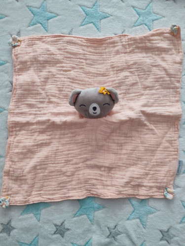 Doudou plat rose lange - plat,
