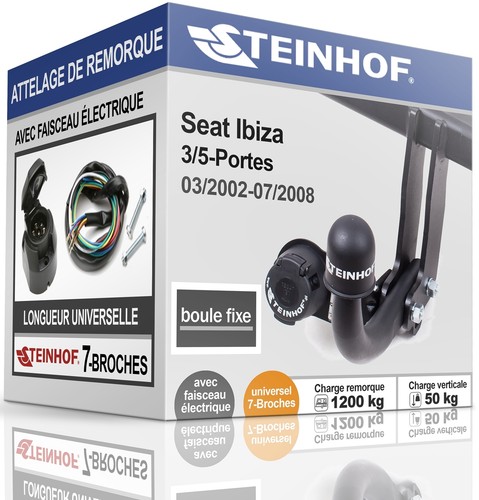 Attelage fixe pour - attelage, seat