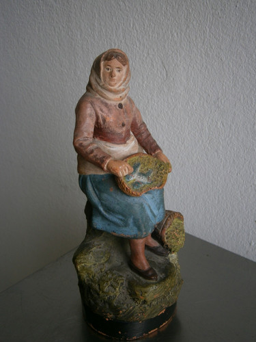 Statuette terre cuite hanne - statuette,