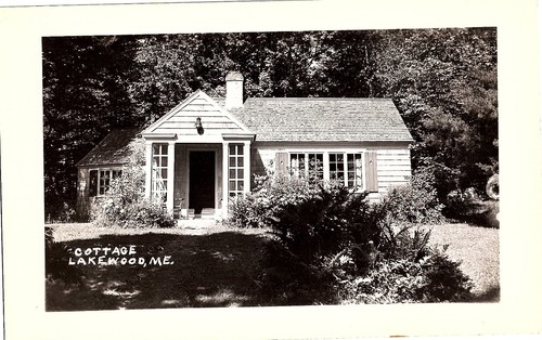 Rppc photo réelle cottage - réelle,