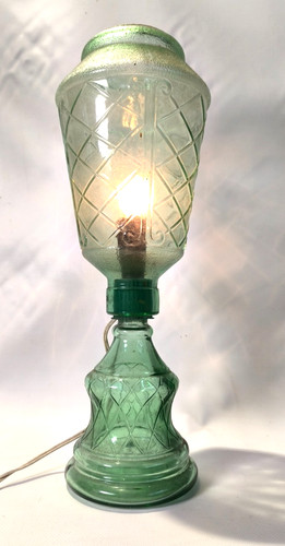 Lampe ancienne bouteille - , à