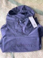 Sweat-shirt bleu capuche col