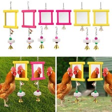 2x Jouets miroirs pour poules