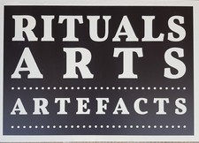 Panneau de décoration et de signalétique d'une ancienne galerie d'art