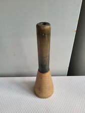 Ancienne bobine de fil en bois peint mercerie vintage 21cm