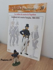 soldats de plomb 1er empire del prado - Lieutenant de marine    + fascicule