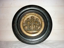 PLAQUE BAS-RELIEF BRONZE XVIII