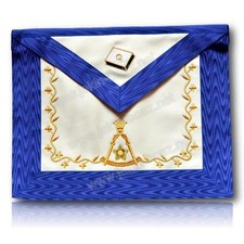 Avental 14 Graus REAA em Couro Vermelho