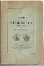 NUMISMATIQUE-CHARVET- ORIGINES