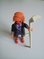 Playmobil personnage Halloween, Faucheuse, Citrouille