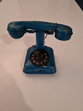 TELEPHONE CADRAN ANCIEN JOUET TÔLE ENFANT POSTE TÉLÉPHONE PTT.. A RÉVISER ..